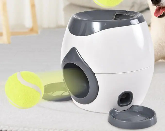 Smart Pet Tennis Ball Feeder & Reward Machine