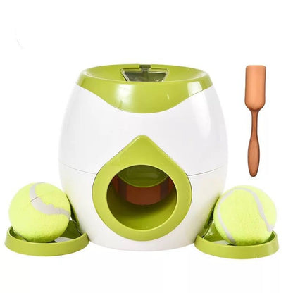 Smart Pet Tennis Ball Feeder & Reward Machine