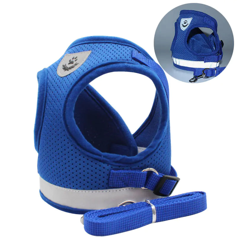 Reflective and Breathable Pet Chest Harness