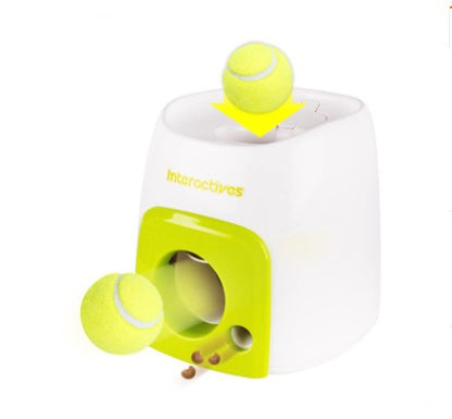 Smart Pet Tennis Ball Feeder & Reward Machine