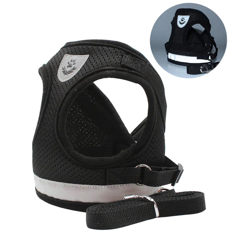 Reflective and Breathable Pet Chest Harness