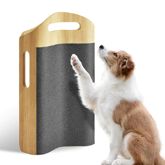 SPAKITCHCE M-Shaped Dog Scratch Pad - Dog Nail Scratch Board Dog Scratch Pad for Nails with Stress Free Good Side Nail Care 3 Pieces Free Sandpaper … …