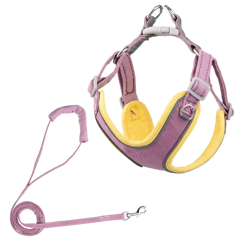 Adjustable Dog Harness with Comfortable Pet Leash