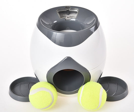 Smart Pet Tennis Ball Feeder & Reward Machine