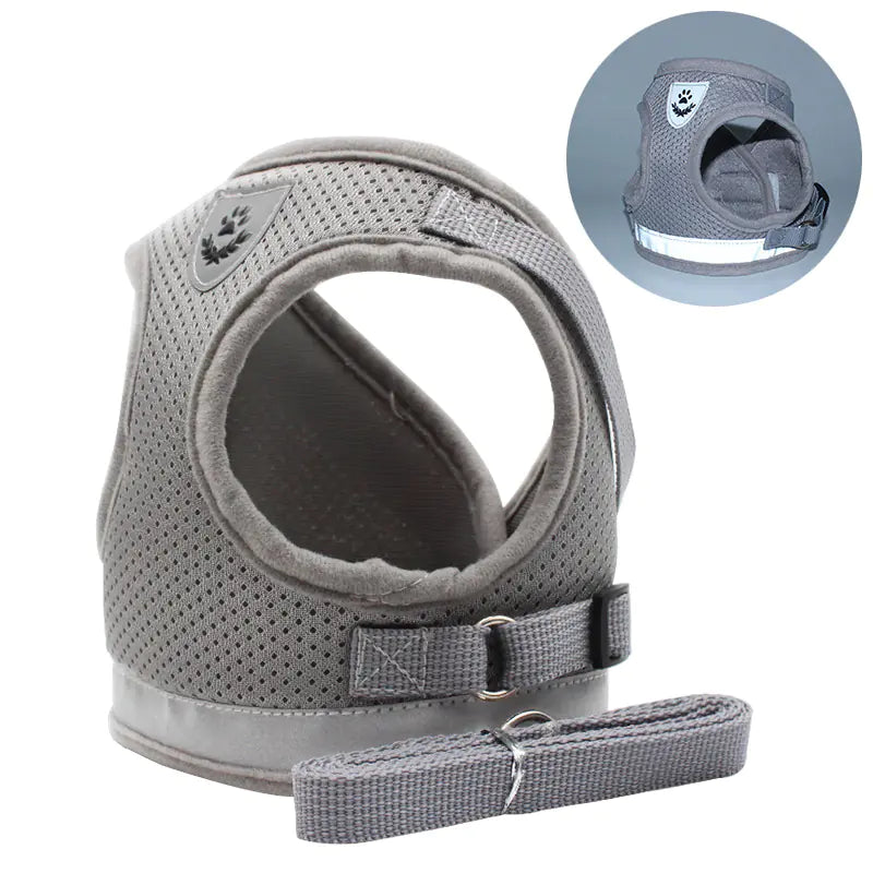 Reflective and Breathable Pet Chest Harness