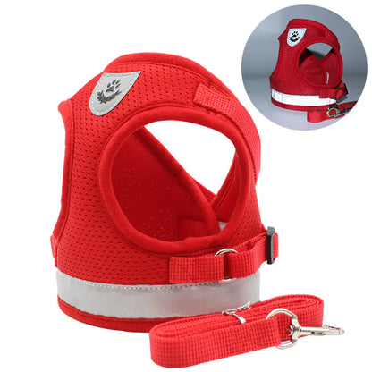 Reflective and Breathable Pet Chest Harness